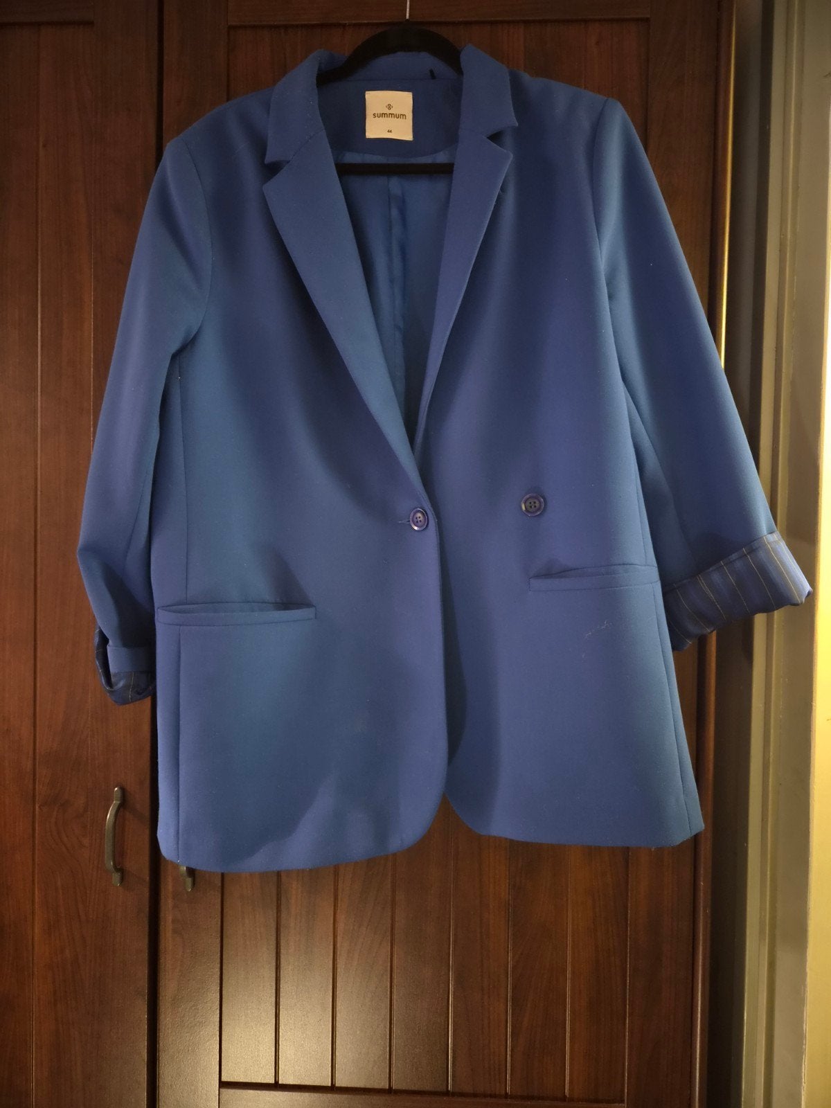 Summum blazer maat 44, Verzenden, Zo goed als nieuw, Maat 42/44 (L), Blauw