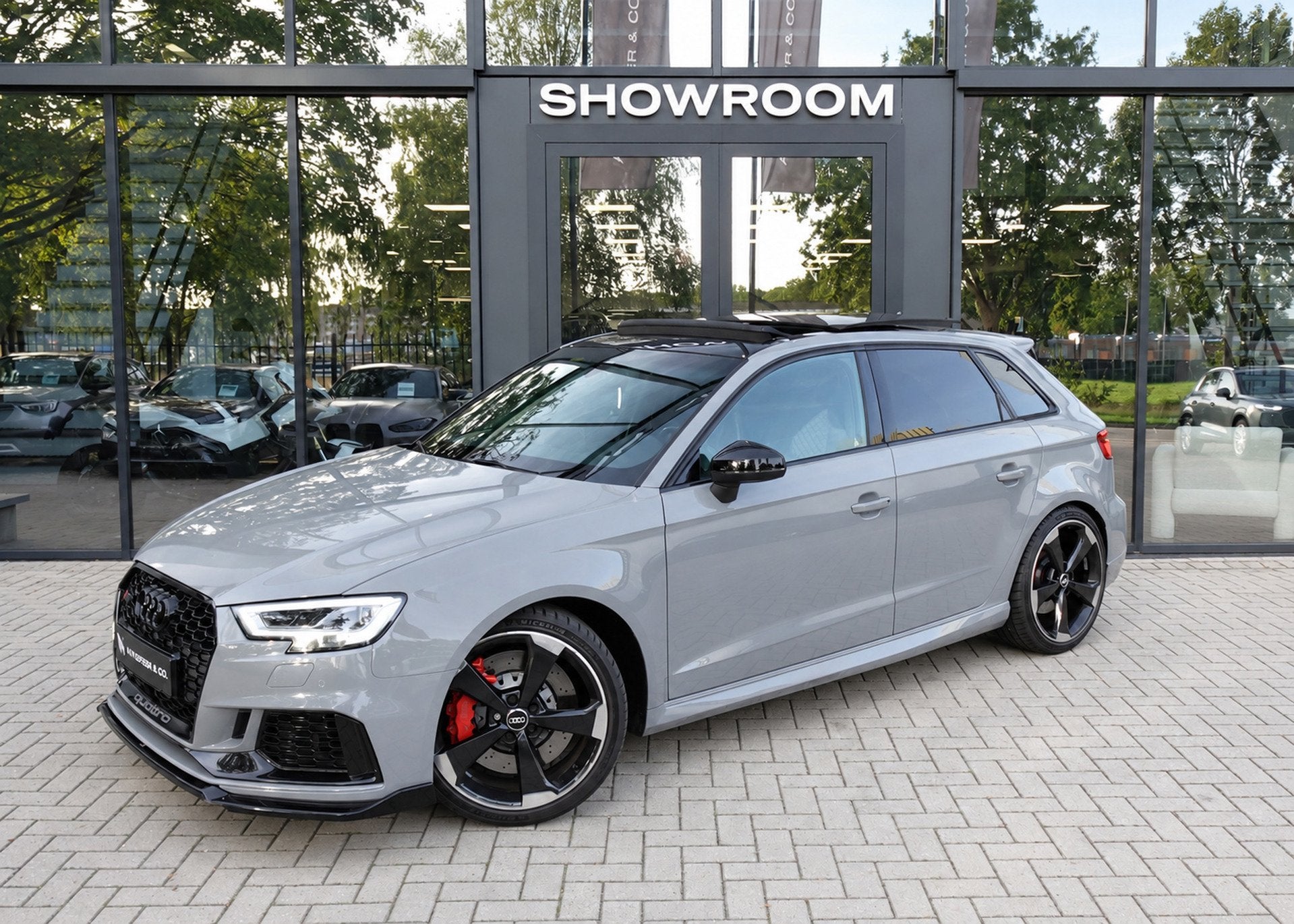 Audi A3 Sportback 2.5 TFSI RS 3 quattro PANO B&O MATRIX VOL, Auto's, Automaat, Gebruikt, RS3, Leder