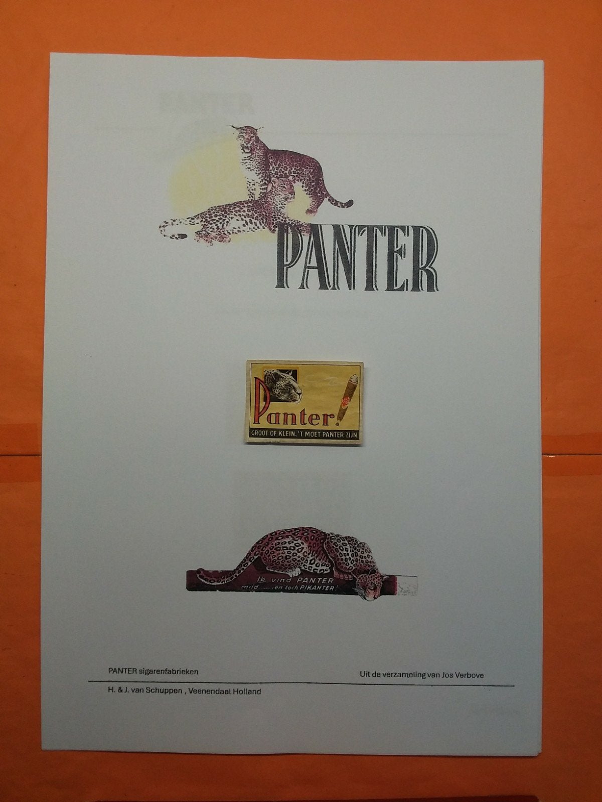 Sigarenbandjes PANTER 4, Ophalen of Verzenden, Zo goed als nieuw, Sigarenbandjes
