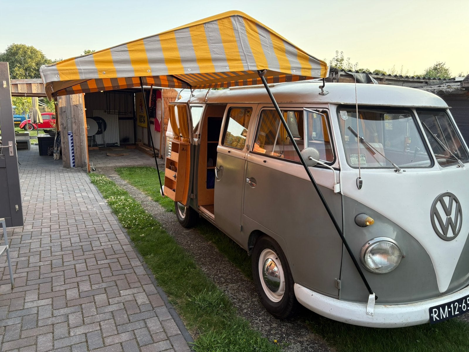 VW T1 spijlbus westfalia luifel, Ophalen