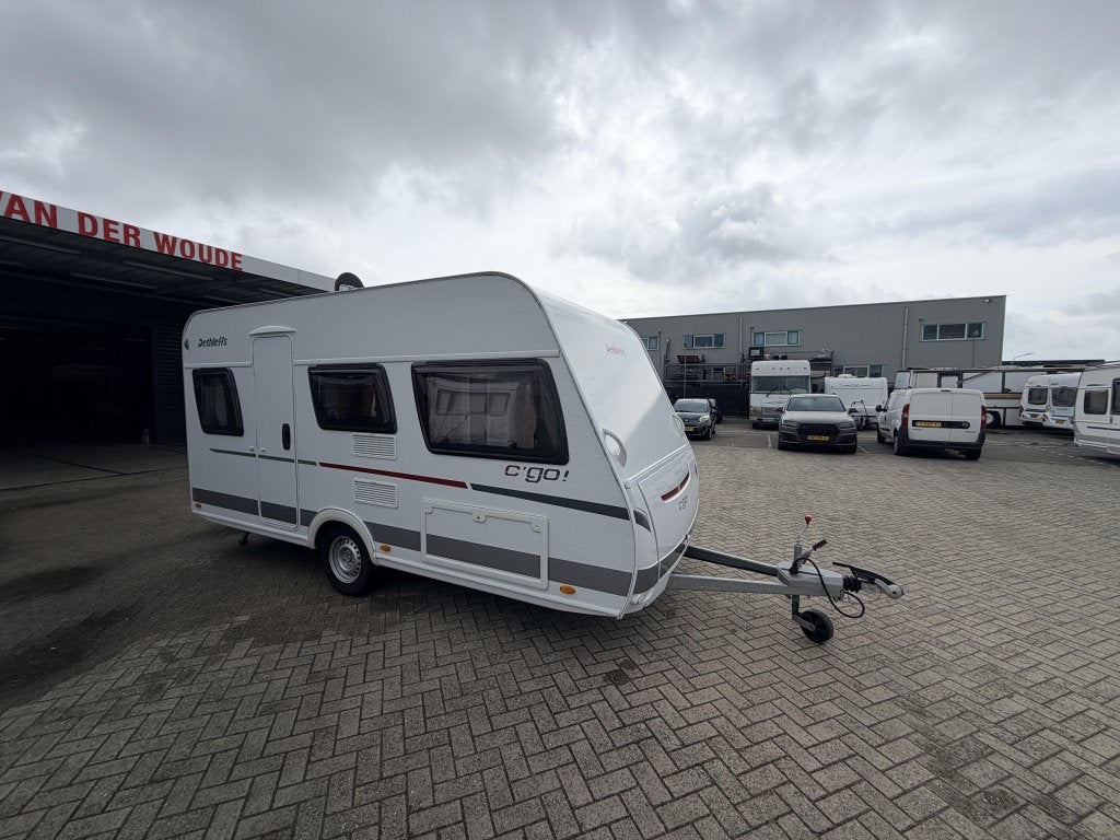 Dethleffs C'Go 415 QL Lichtgewicht, Bj2017, Standaardzit, Tot en met 4, 1000 - 1250 kg, Dwarsbed