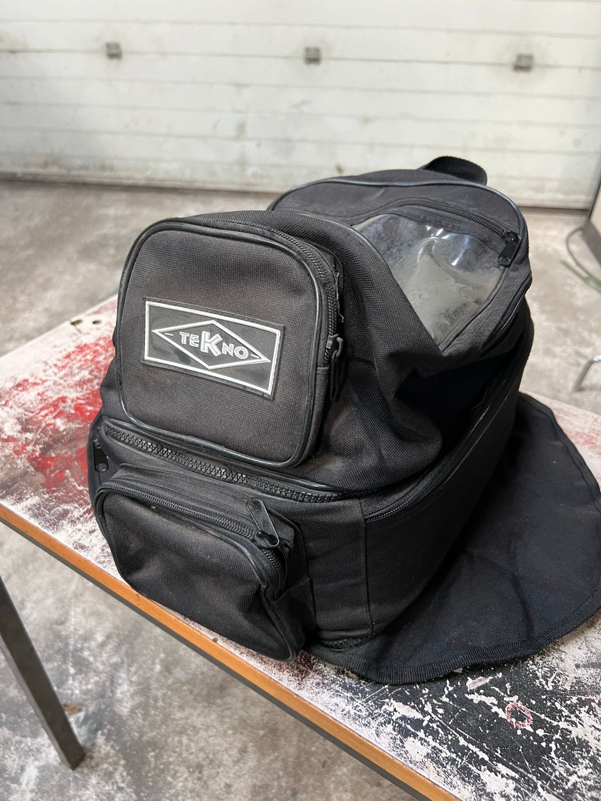 Tekno Tanktas met Magneten, Afritsbaar, Kaartvak, Ruim, Ophalen of Verzenden, Gebruikt