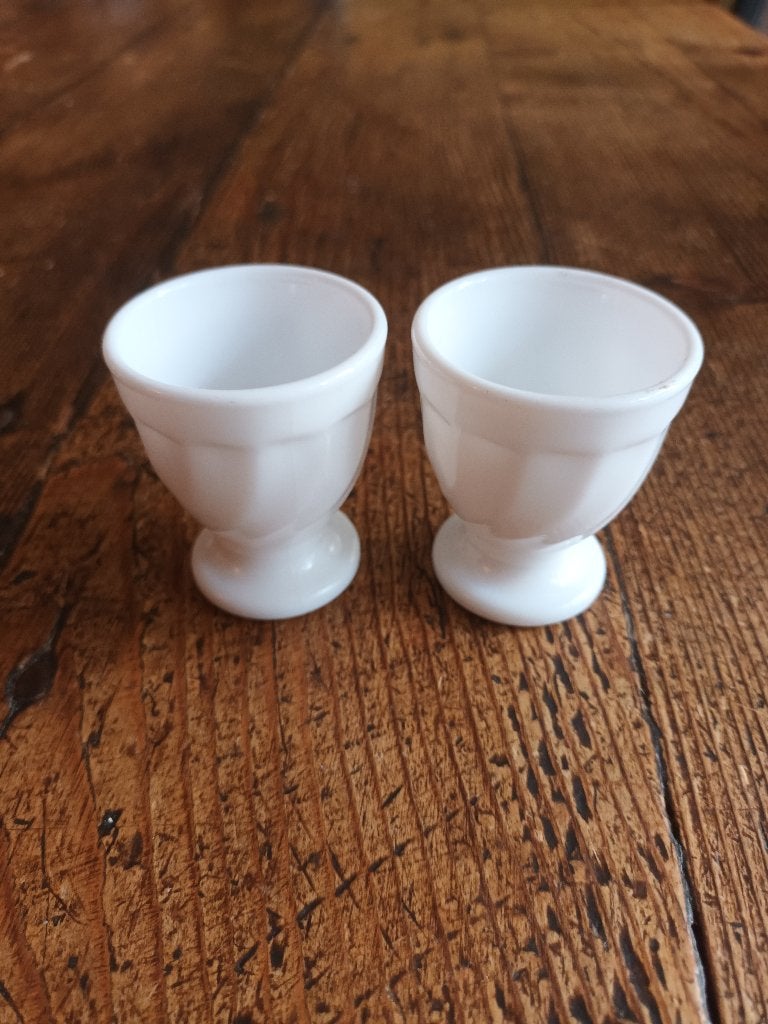Eierdopje ARCOPAL 2x, Antiek en Kunst, Curiosa en Brocante, Ophalen of Verzenden