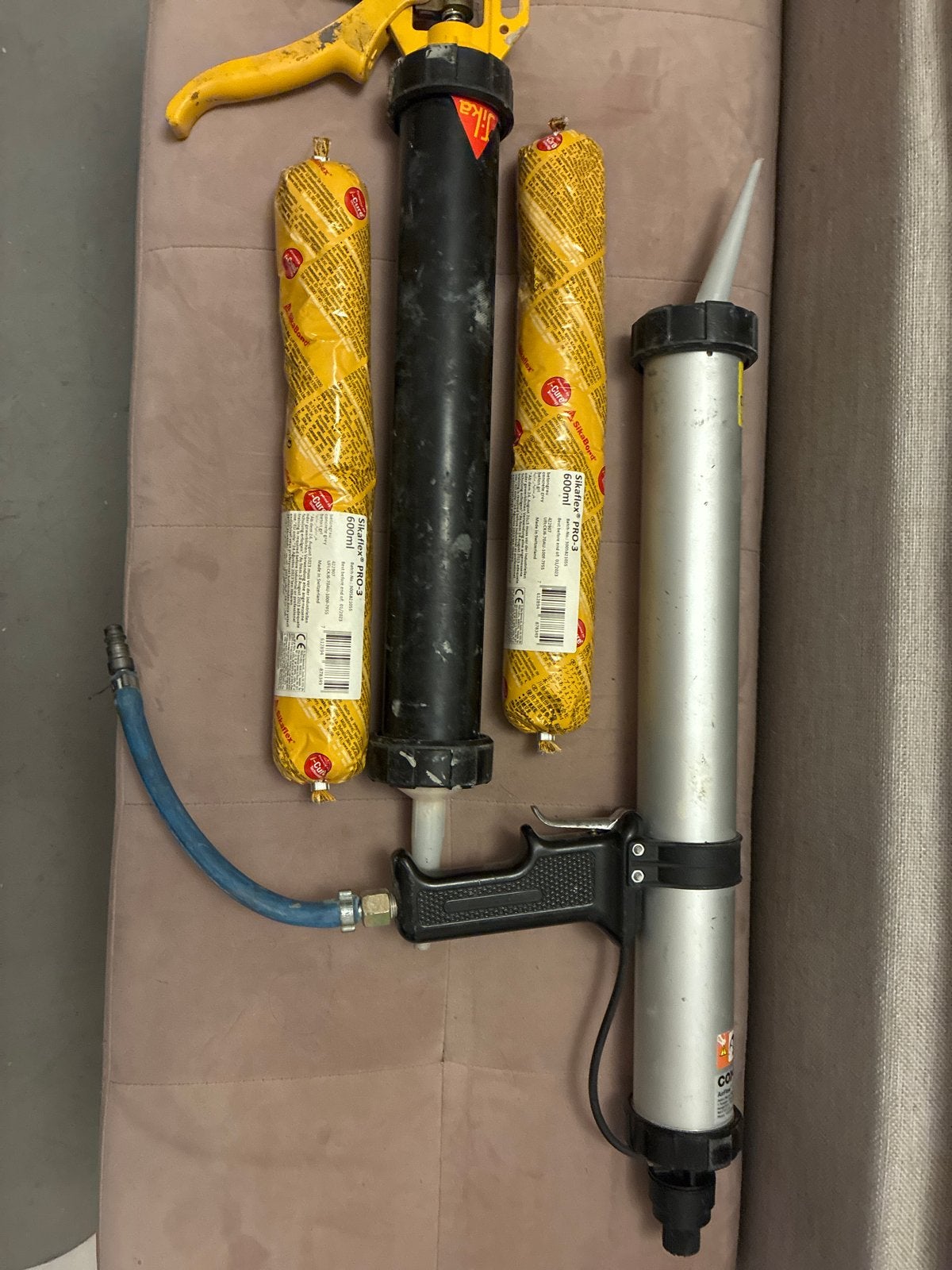 Kitspuit set: Cox AirFlow 1, Sika kitspuit & Sikaflex PRO-3, Ophalen, Gebruikt, Kitspuit, Overige merken