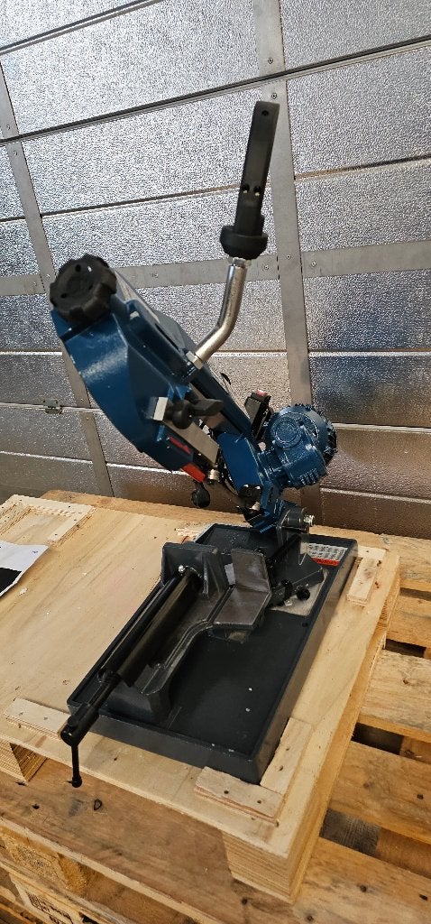 HBM 125P metaallintzaag 230 Volt - 550 watt, Ophalen of Verzenden, Zo goed als nieuw, 30 tot 70 mm, Lintzaag