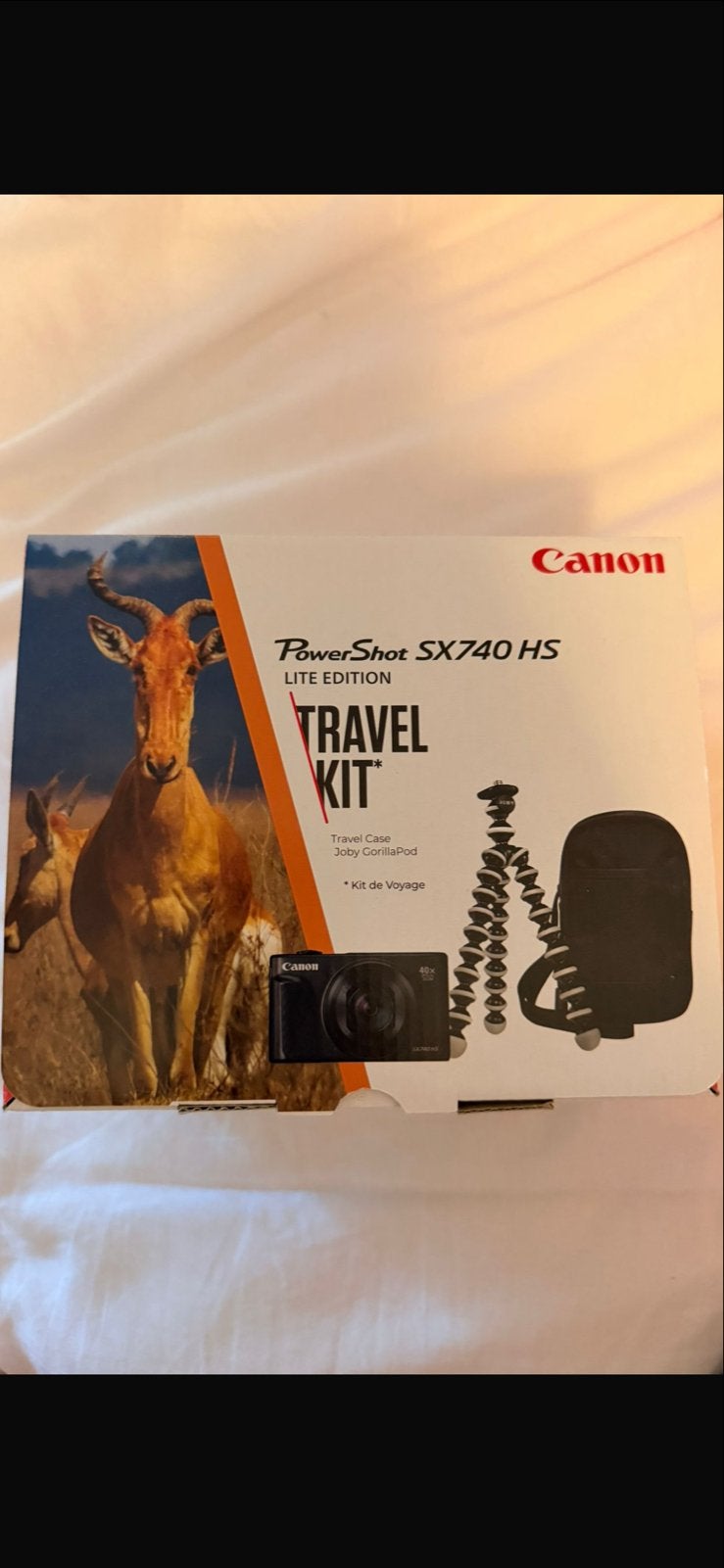 Canon PowerShot SX740 HS Travel Kit - Nieuwstaat, Ophalen, Canon, Compact, Zo goed als nieuw