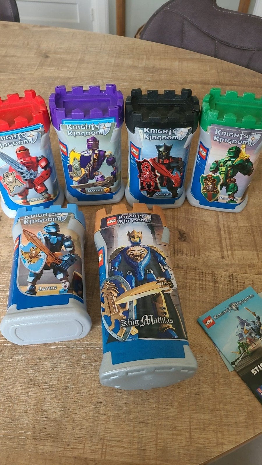 Lego Knights Kingdom: 5 kleine en 1 grote set, Gebruikt, Lego, Ophalen of Verzenden, Castle