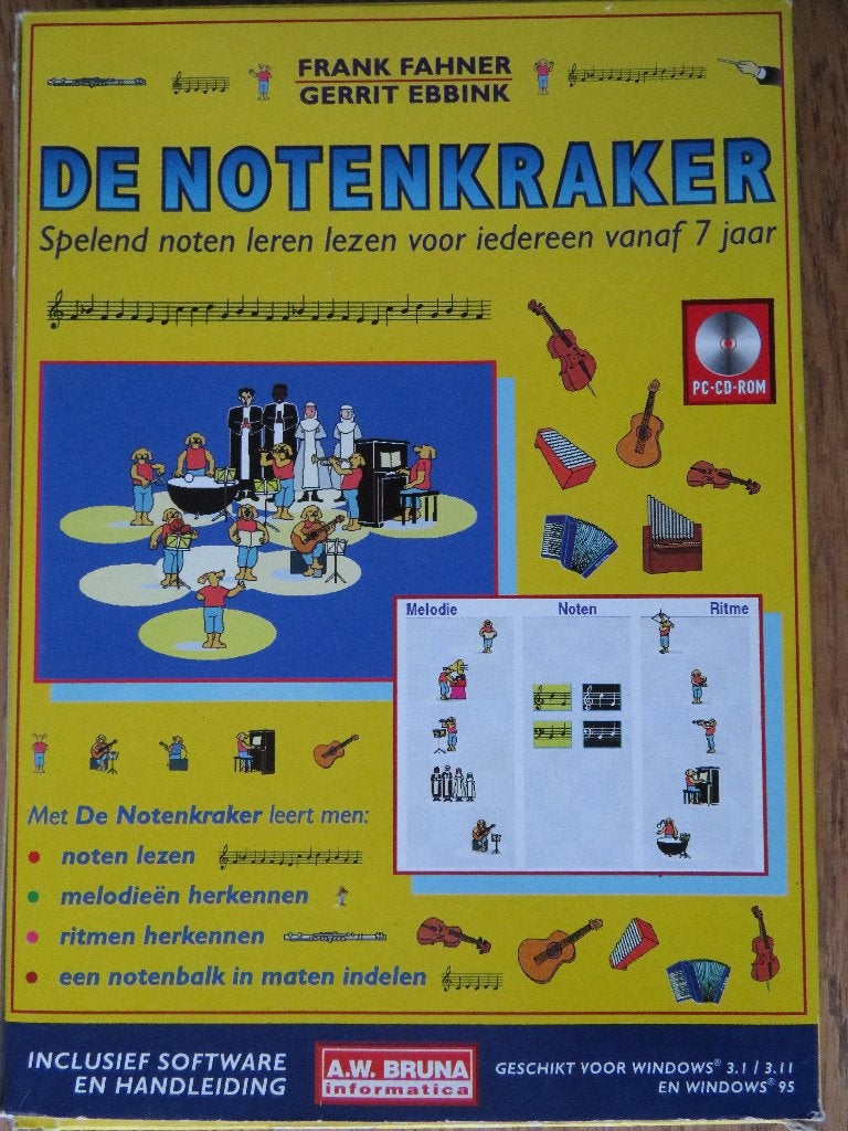 CD-ROM De Notenkraker 1996, Puzzel en Educatief, 1 speler, Ophalen of Verzenden, Zo goed als nieuw