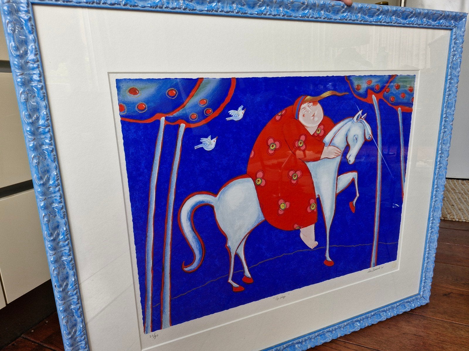 Ada Breedveld - Op stap (2005) - Zeefdruk, ingelijst, Antiek en Kunst, Kunst | Litho's en Zeefdrukken, Ingelijst, Ophalen of Verzenden