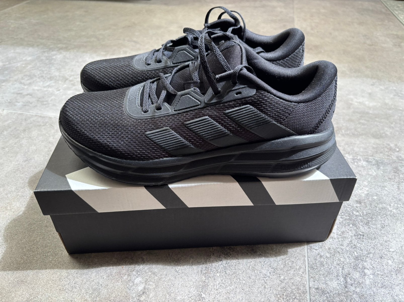 Adidas Galaxy 7 Hardloopschoenen Zwart – Nieuw – M. 44 2/3, Ophalen of Verzenden, Nieuw, Zwart, Sportschoenen
