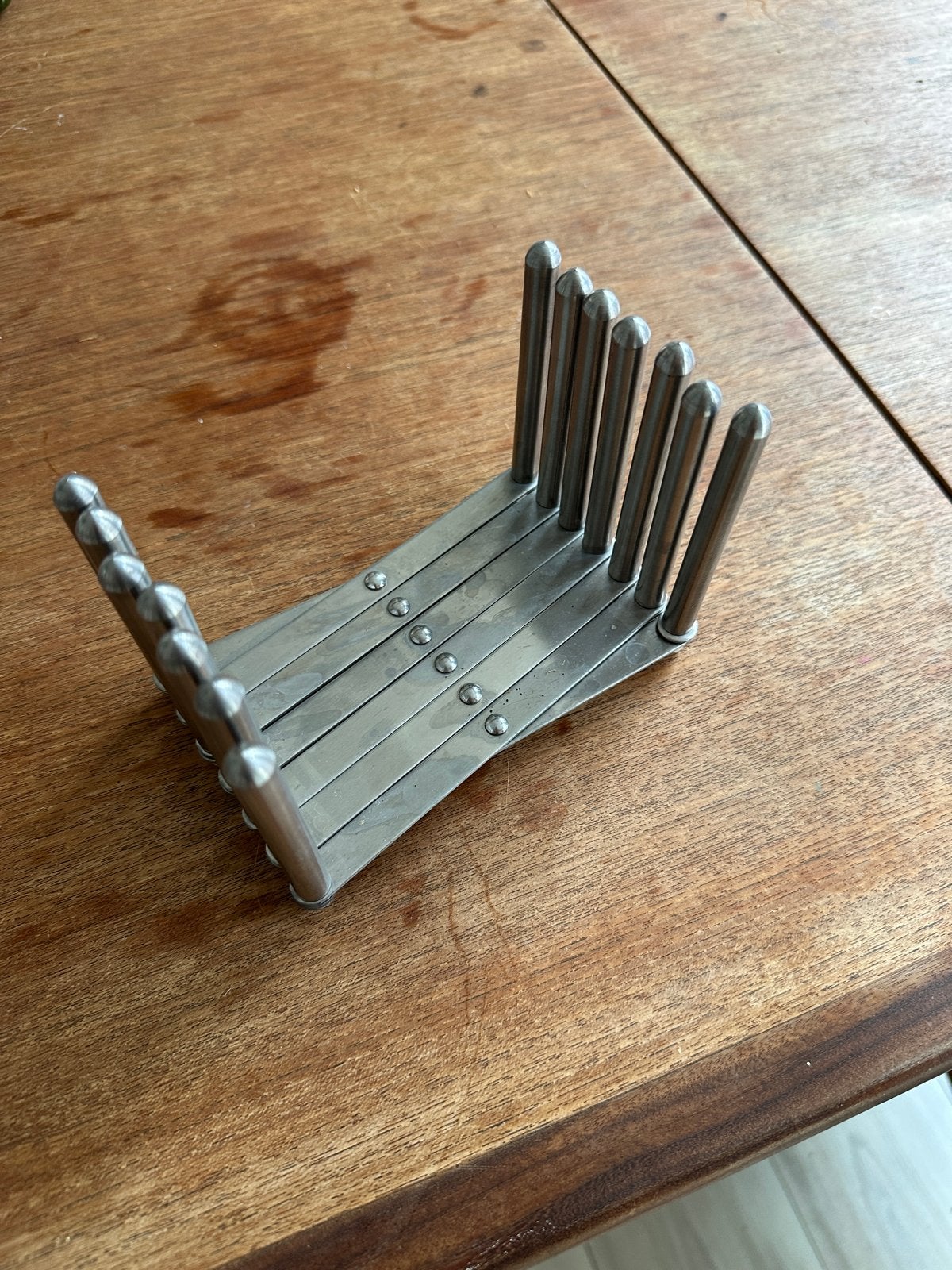 Ikea VARIERA uitschuifbare dekselhouder, Huis en Inrichting, Keuken | Keukenbenodigdheden, Ophalen, Gebruikt, Bordenrek, Zilver