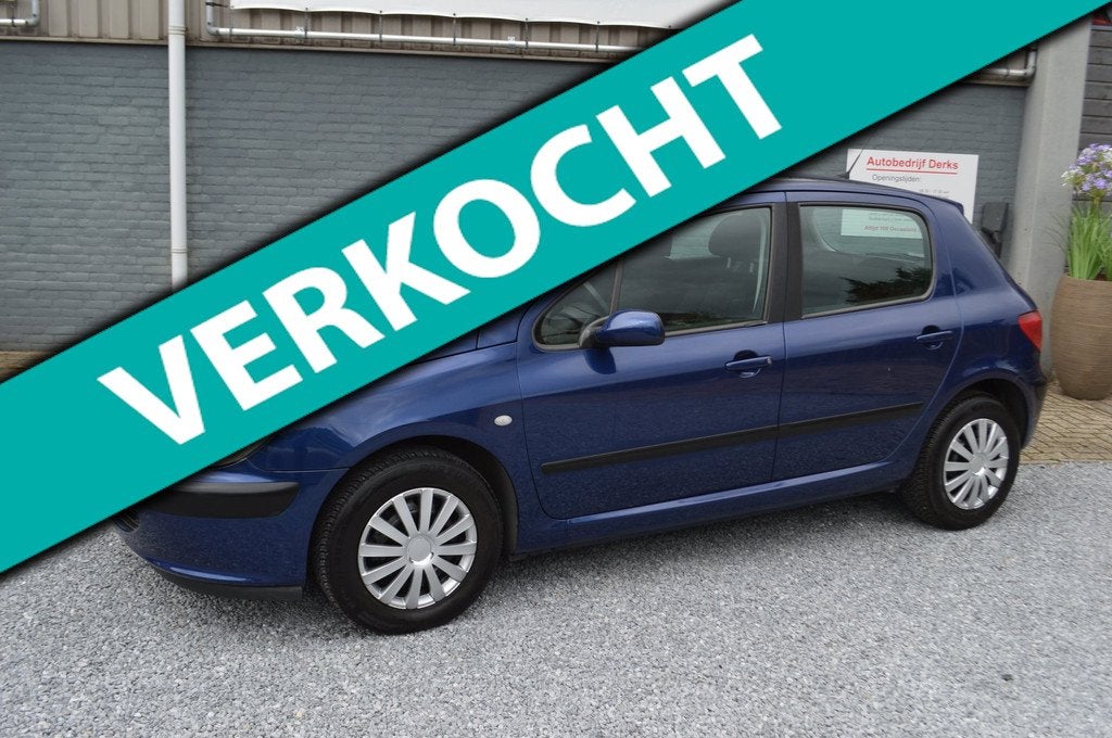 Peugeot 307 1.6-16V XS Airco 5Drs Stuurbekrachtiging Jaar AP, Auto's, Peugeot, Voorwielaandrijving, Gebruikt, 4 cilinders, Blauw