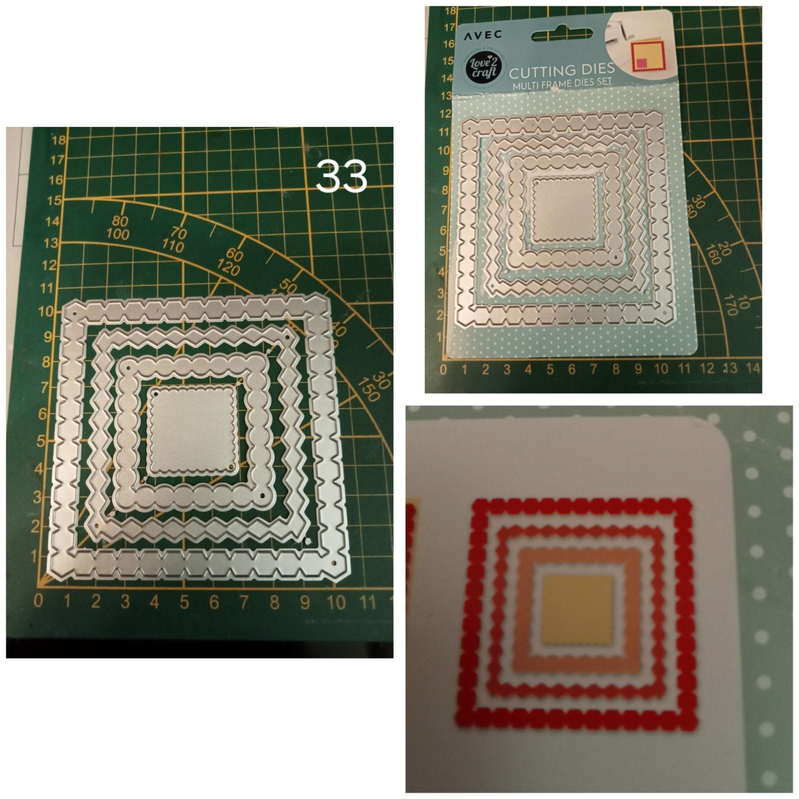 Love 2 craft multiframe snijmallen., Hobby en Vrije tijd, Kaarten | Zelf maken, Ophalen of Verzenden, Zo goed als nieuw, Overige thema's