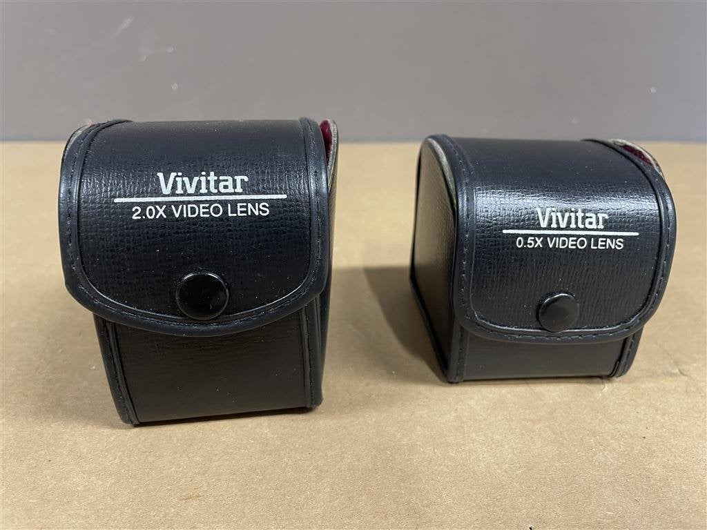 camera lenzen - Vivitar 2.0x en 0.5x video lens, Ophalen of Verzenden, Gebruikt, Telelens