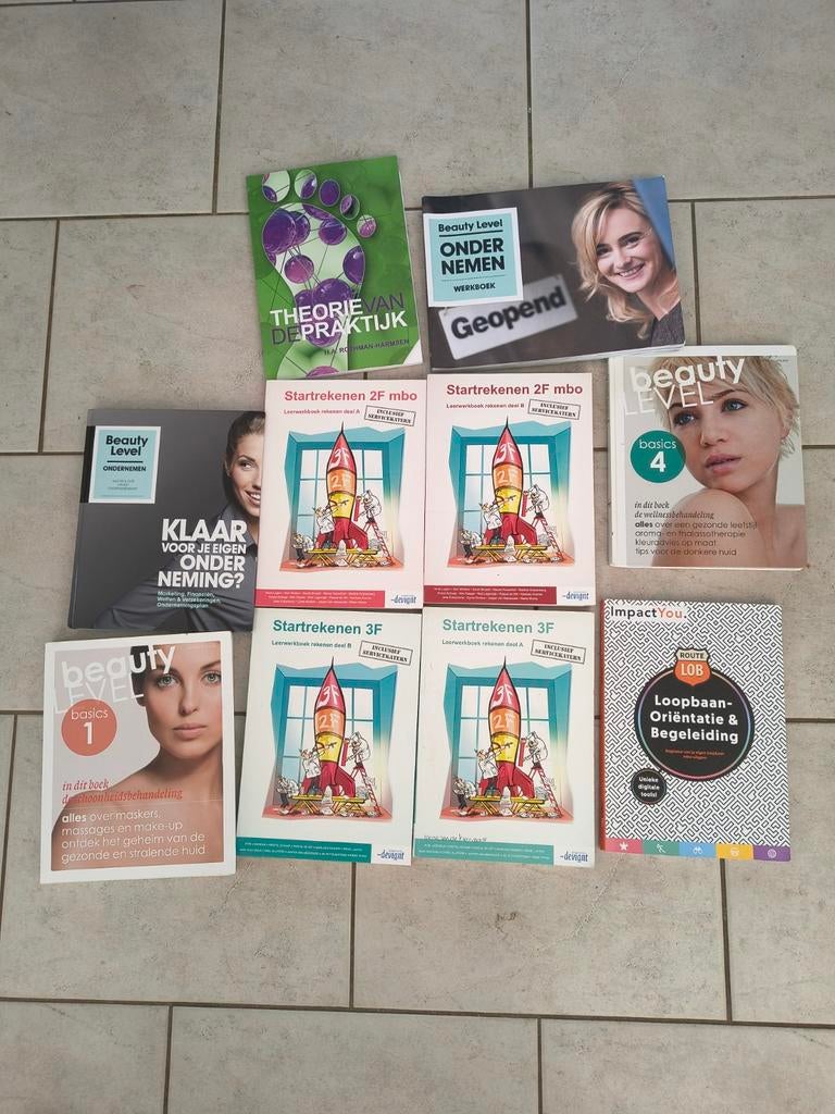 Boeken opleiding schoonheidsspecialiste mbo, Ophalen, Gelezen, Overige niveaus