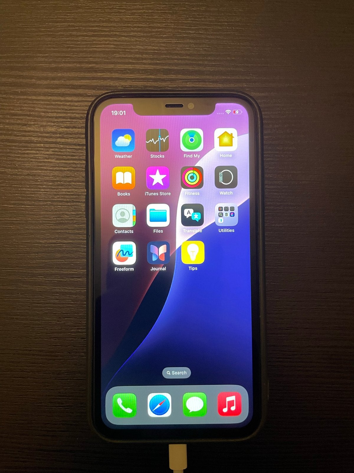 iPhone 11 niew scherm 64GB met hoesje, 77% batterij, Wit, 77 %, Zo goed als nieuw, 64 GB
