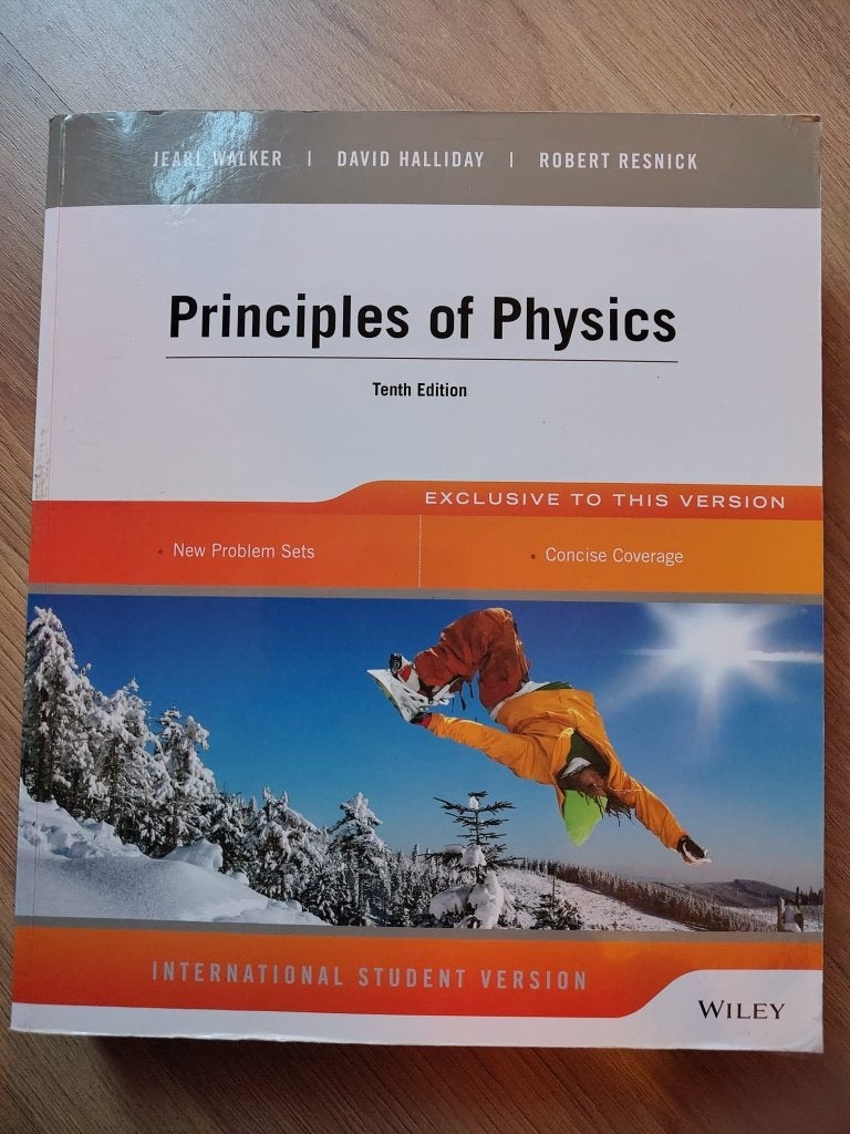 Principles of Physics | 10e editie | Halliway & Resnick, Gelezen, Ophalen of Verzenden, WO, David Halliday, Robert Resnick, Jearl Walker