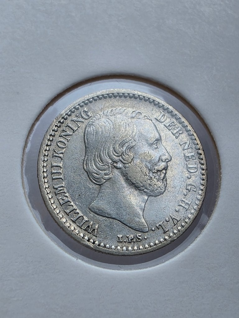 10 CENT 1862, Koning Willem III, Zilver, Ophalen of Verzenden, 10 cent