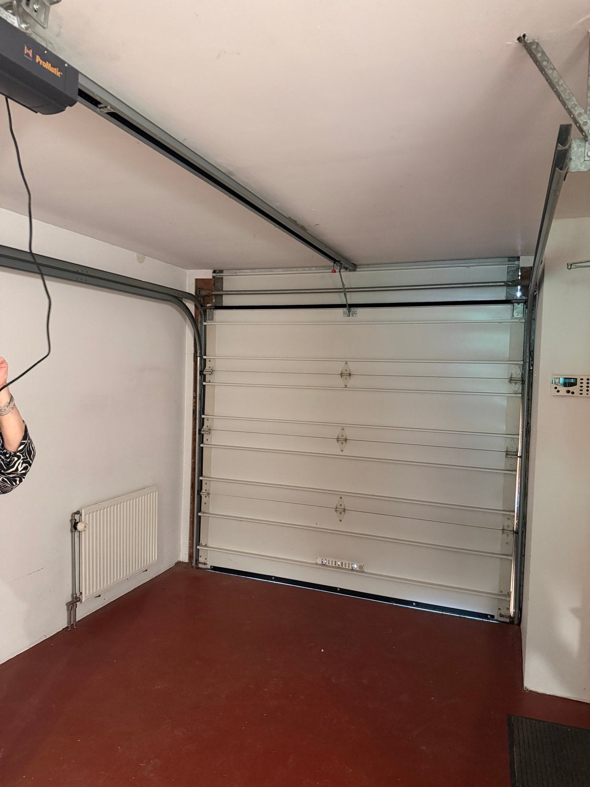 Elektronische Garagedeur - Compleet met motor, Ophalen, Gebruikt, 120 cm of meer, Garagedeur
