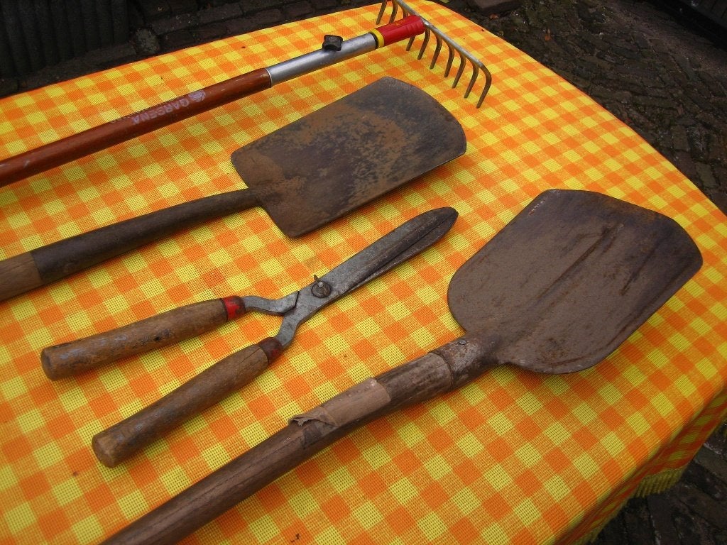 Tuingereedschappen., Tuin en Terras, Ophalen, Zo goed als nieuw