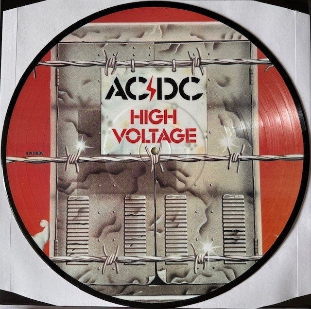 AC/DC - High Voltage Picutre Disc lp, Cd's en Dvd's, LP, Beschermende buitenhoes, Ophalen of Verzenden, Zo goed als nieuw