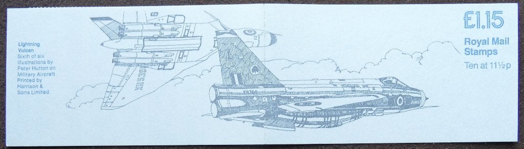 Postzegelboekje Engeland – Military Aircraft 6 Vulcan, Ophalen of Verzenden, Postfris