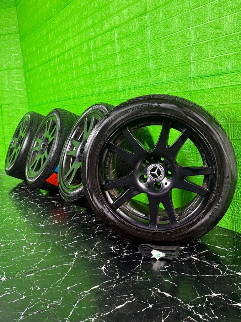 Originele Mercedes CLS-klasse velgen 17" 5x112 W219 winter, Auto-onderdelen, Banden en Velgen, Niet ingevuld, Banden en Velgen