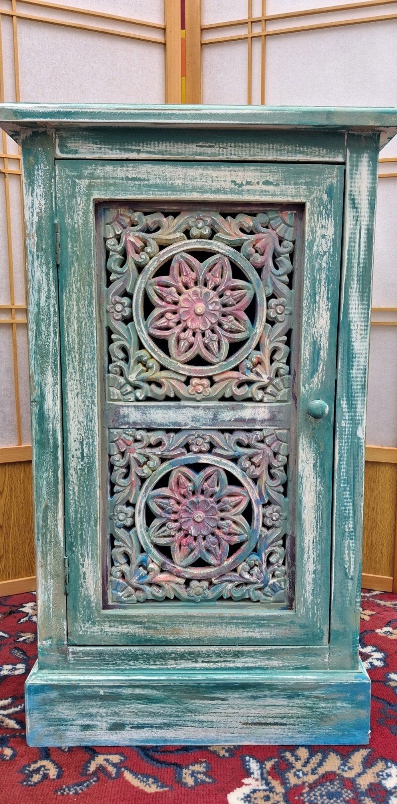 Shabby/Ibiza/Houtsnijwerk/Mandala/Kastje, Ophalen of Verzenden