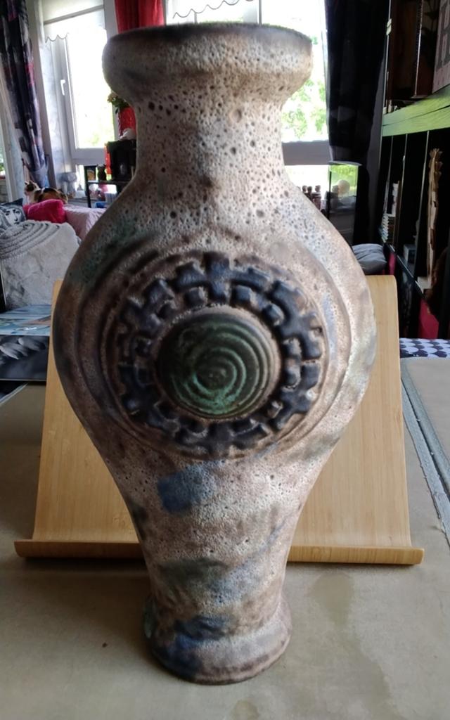 Rare Jopeko keramiek "Maya" Vaas W. Germany, Antiek en Kunst, Antiek | Keramiek en Aardewerk, Ophalen of Verzenden