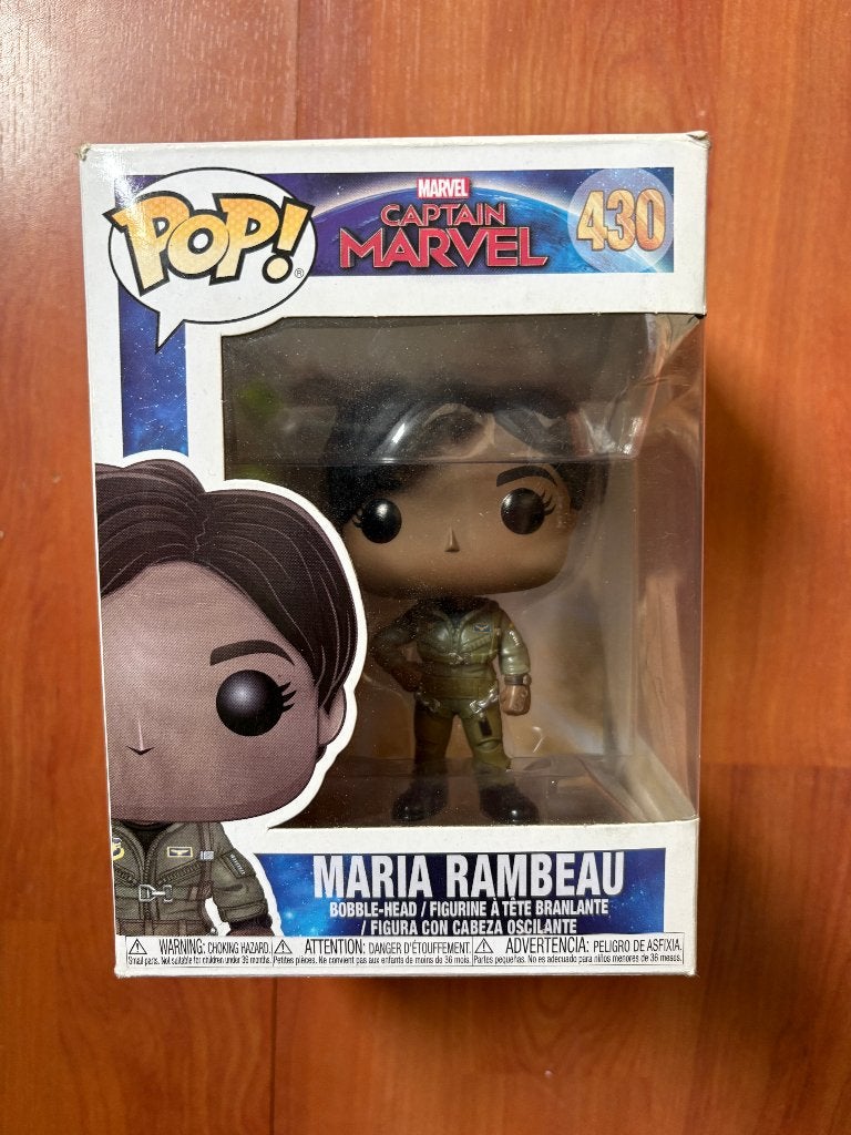 Pop! Captain Marvel 430; Maria Rambeau bobble-head; NIEUW, Ophalen of Verzenden, Nieuw