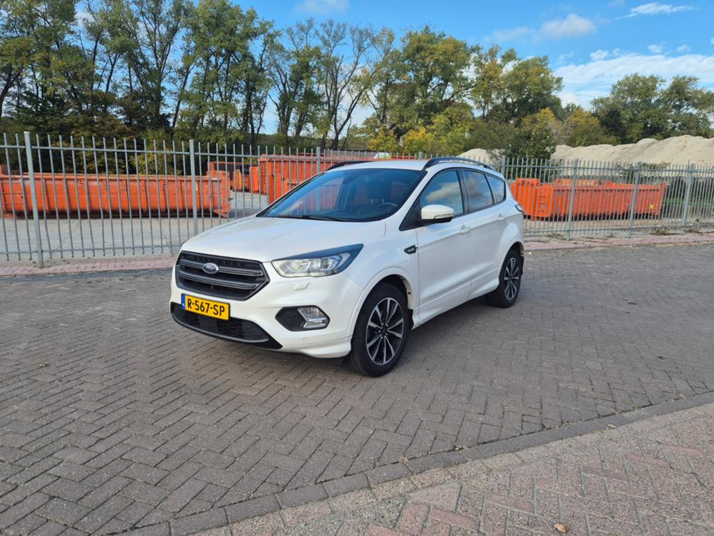 Ford Kuga 1.6 Ecob.110kw/150pk 2WD 2018 Wit, Auto's, Ford, 1498 cc, 4 cilinders, 2000 kg, Wit