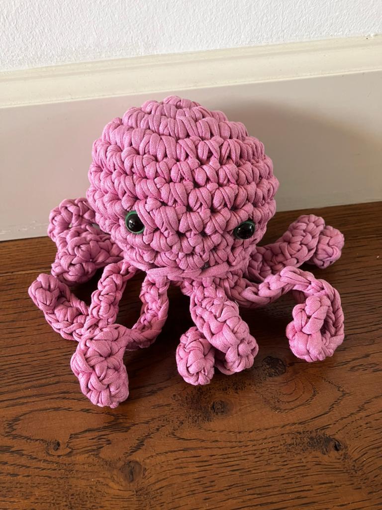 Gehaakte octopus accessoire, Ophalen of Verzenden, Nieuw, Wanddecoratie