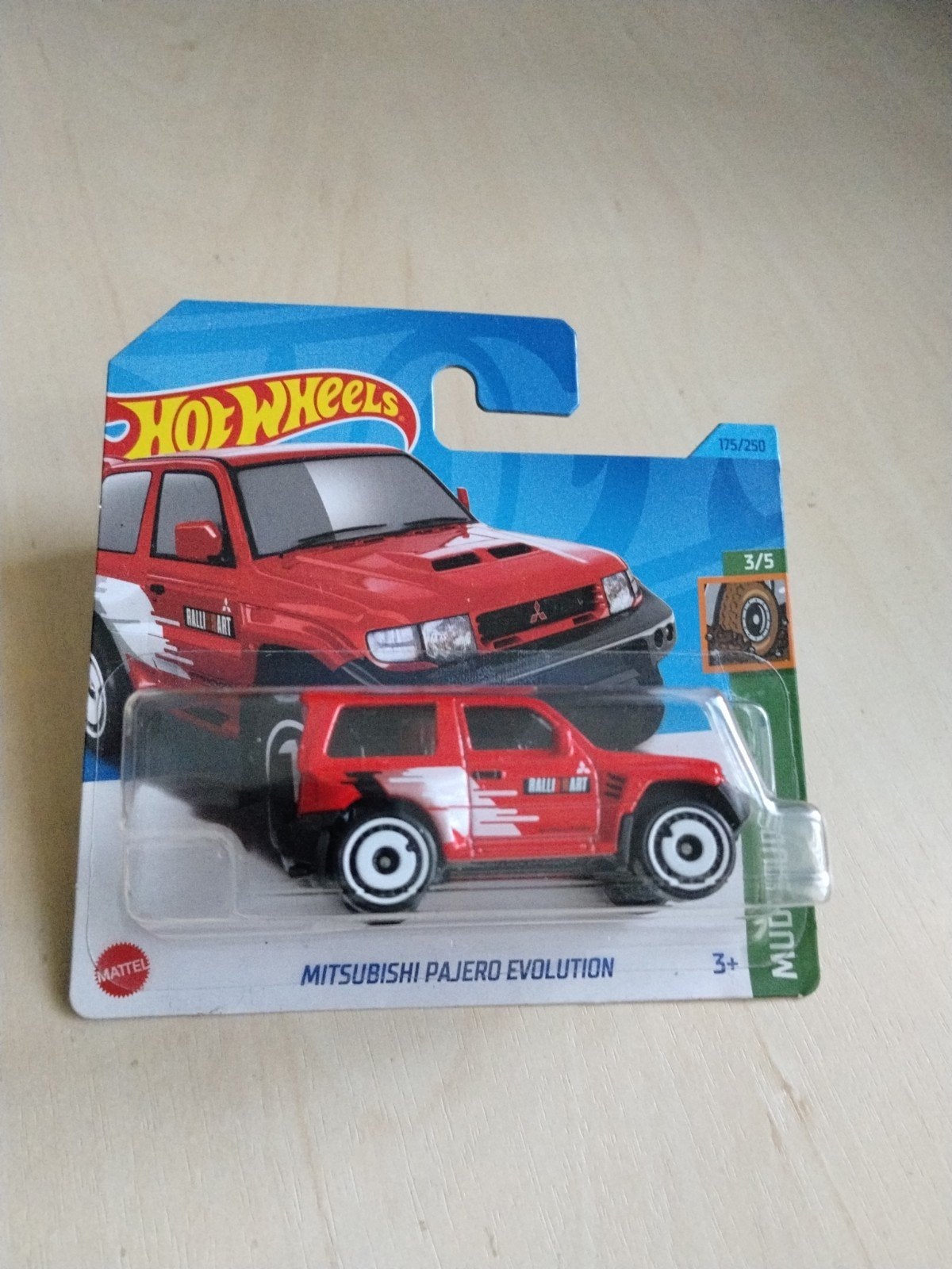 Hotwheels Mitsubishi Pajero evolution hot wheels, Ophalen of Verzenden, Nieuw, Auto