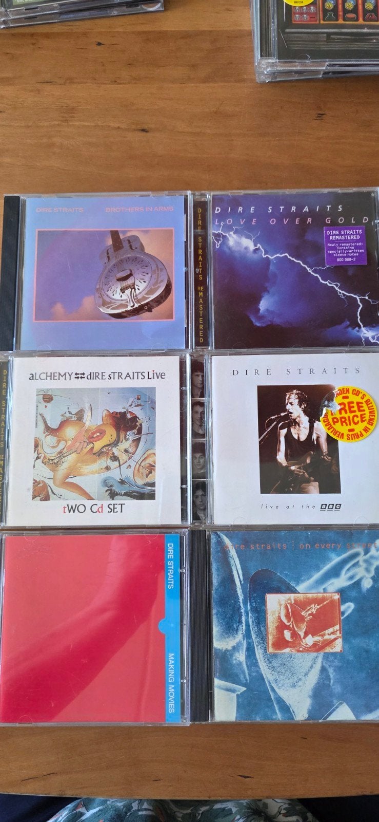 6 Dire Straits CD's, Gebruikt, Ophalen of Verzenden, Album, Inclusief doosje