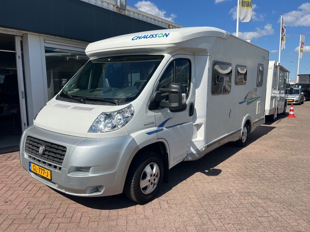 Chausson Flash 08 Airco Cruise 2x Zonnepaneel  Fietsenr. Lui, Caravans en Kamperen, Campers, Chausson, 6 tot 7 meter, Half-integraal