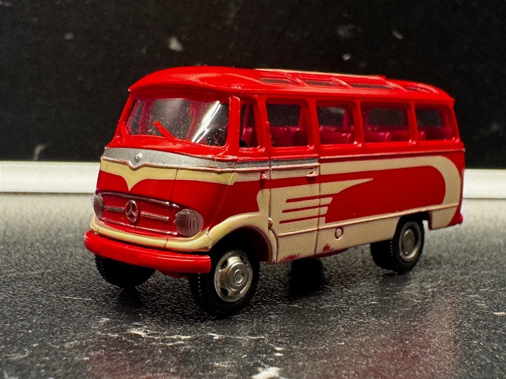 Bus-3512: Mercedes O 319 minibus, Ophalen of Verzenden, Gebruikt, Bus of Vrachtwagen, Brekina