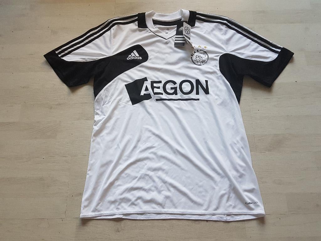 Ajax STAFF Training Shirt! Seizoen 12/13! Sponsor! Mt 11 XL, Ophalen of Verzenden, Voetbal, Rood, Maat 56/58 (XL)