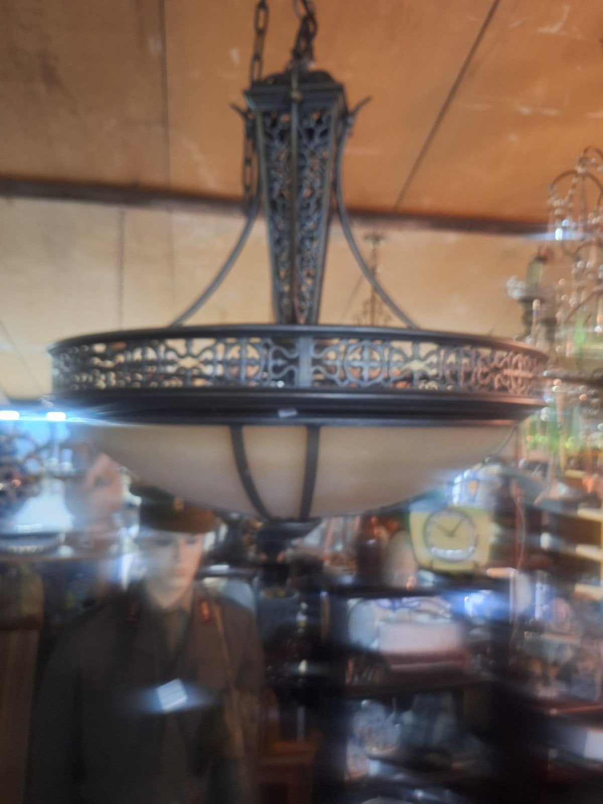 Grote Art Deco Hanglamp - Diameter 80 cm, Ophalen