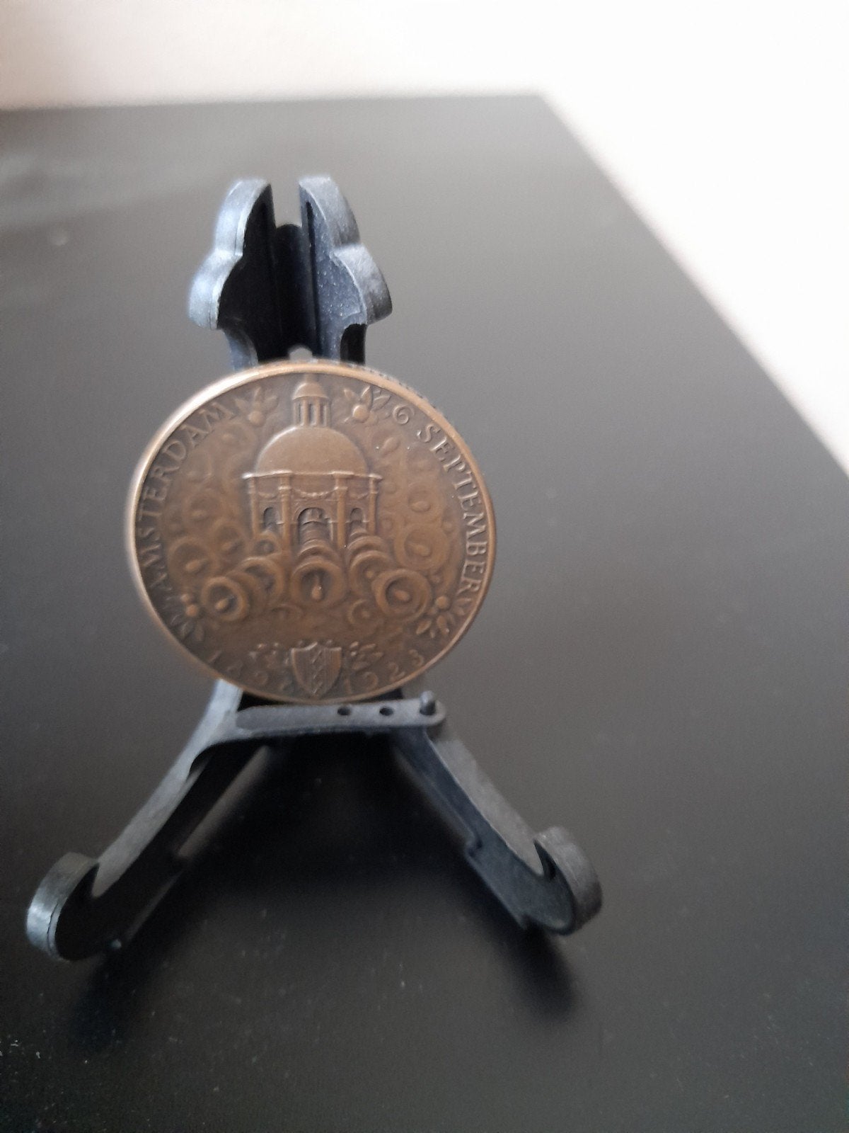 amsterdam, Postzegels en Munten, Penningen en Medailles, Ophalen of Verzenden, Brons