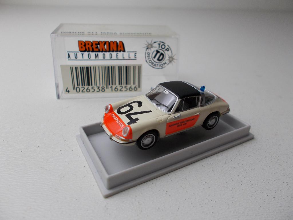 Vintage Brekina PORSCHE (DUTCH EXPORT) "Rijkspolitie" Izgst., Ophalen of Verzenden, Nieuw, Auto, Brekina