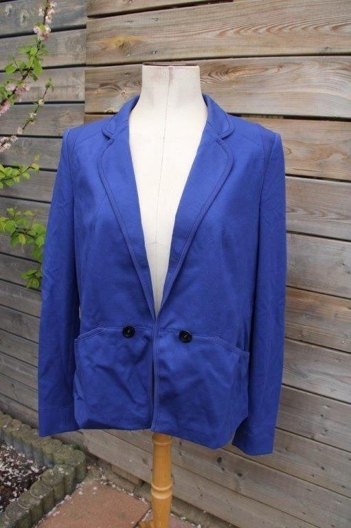 Jasje blauw Luisa Cerano mt 42 Vaste prijs, Blauw, Maat 42/44 (L), Ophalen of Verzenden, Zo goed als nieuw