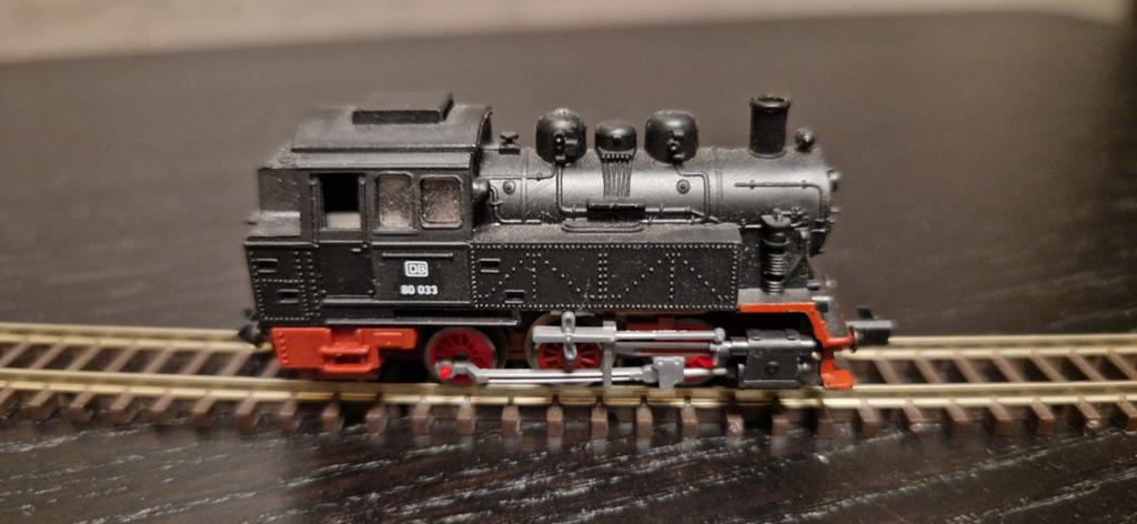 Arnold N-spoor DB 80 033 Stoomlocomotief, Ophalen of Verzenden