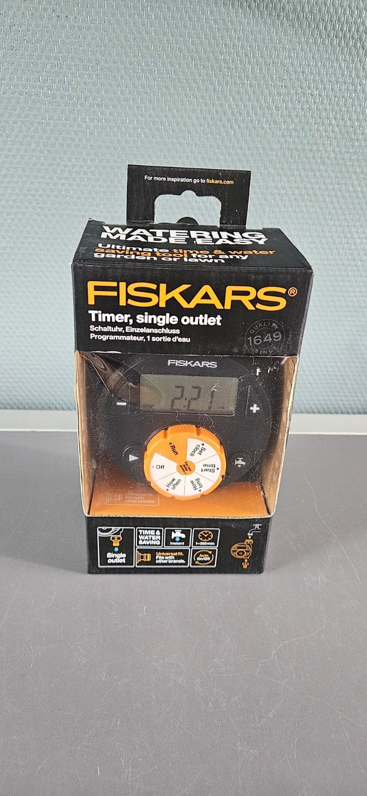 Fiskars Timer, single outlet, Ophalen of Verzenden, Nieuw, Overige typen
