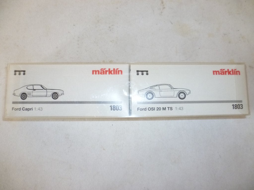 Marklin Dubbelset 1803 Ford Capri en Ford Osi 20 M TS 1:43, Hobby en Vrije tijd, Modelauto's | 1:43, Nieuw, Auto, Overige merken