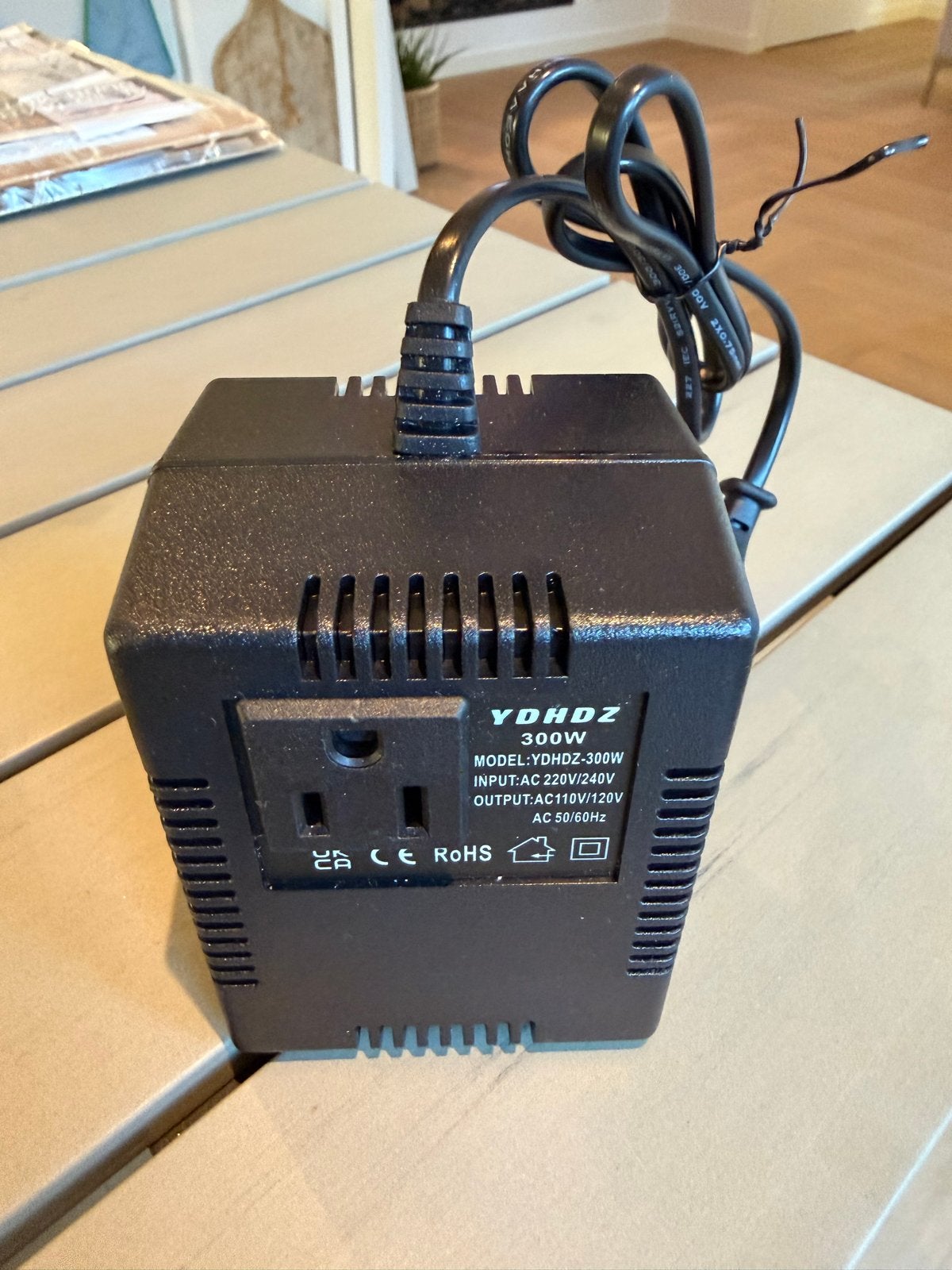 YDHDZ 300W Spanningsomvormer 220V/240V naar 110V/120V, Ophalen of Verzenden, Zo goed als nieuw