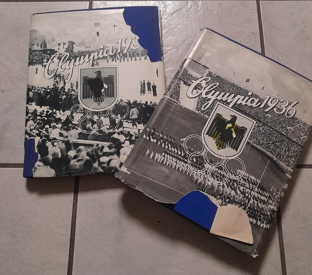 2 boeken Olympia 1936, met stofomslag!, Ophalen of Verzenden, Duitsland, Boek of Tijdschrift