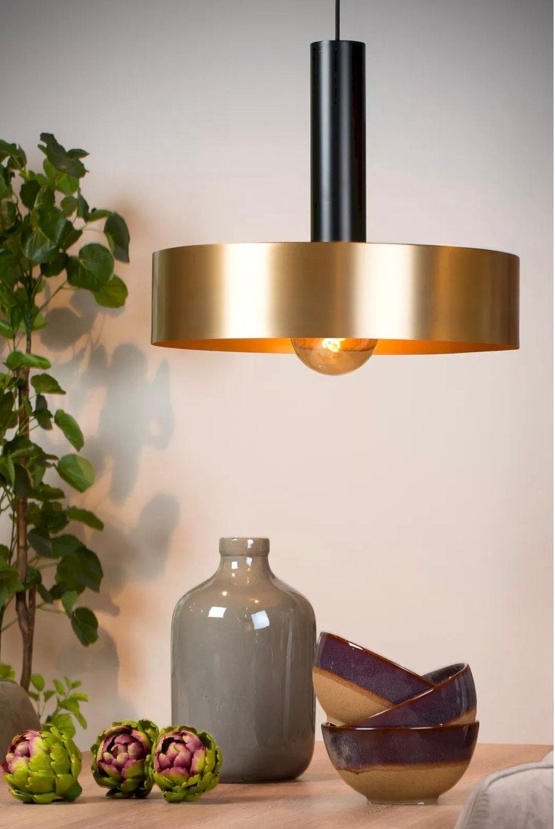 Lucide Giada Hanglamp Ø50 cm - Perfecte Staat, Ophalen, Zo goed als nieuw, Metaal, E27 (groot)