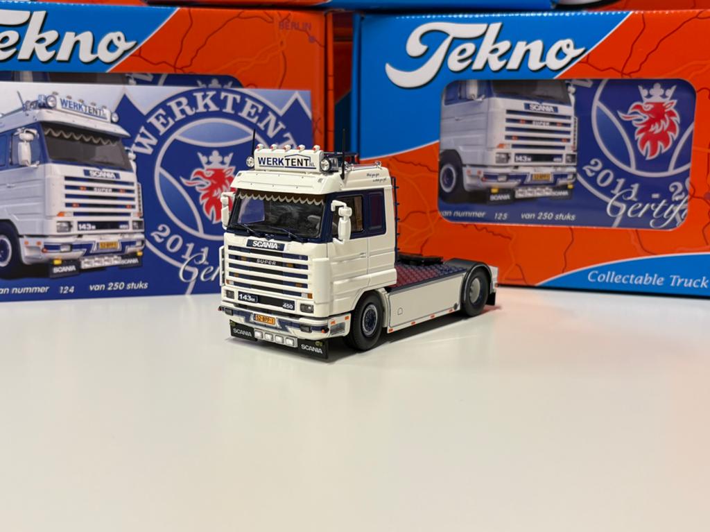Tekno Werktent Scania 143, Ophalen of Verzenden, Zo goed als nieuw, Bus of Vrachtwagen, Tekno
