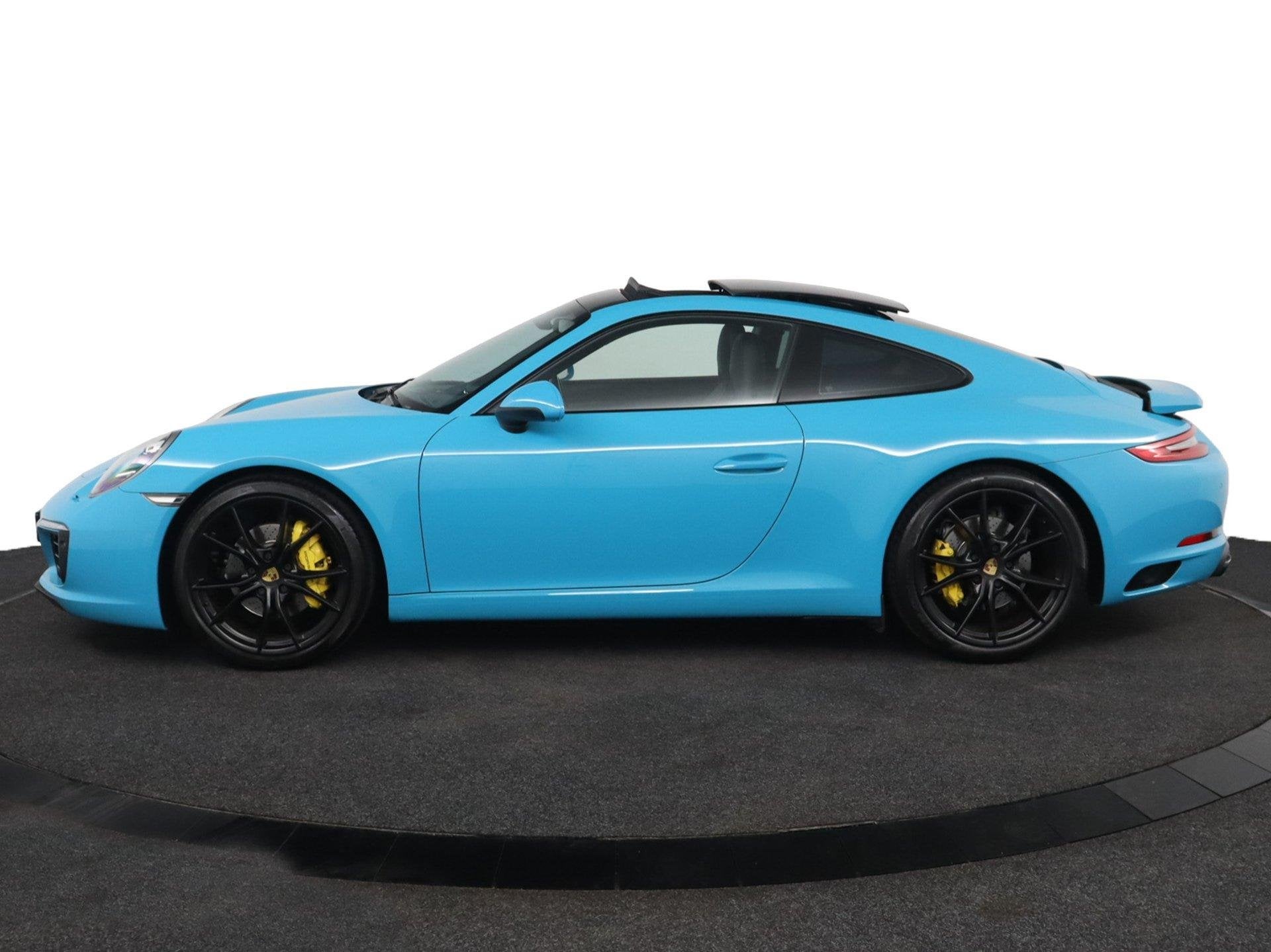 Porsche 911 3.0 Carrera |Sport Chrono|Pano|DOH|Miami Blue|, Achterwielaandrijving, Gebruikt, 1476 kg, Leder