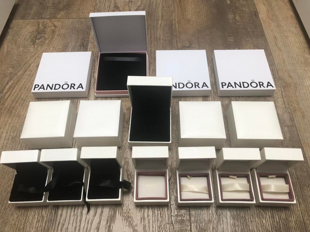 Pandora doosjes nieuw, Ophalen, Zo goed als nieuw, Zilver